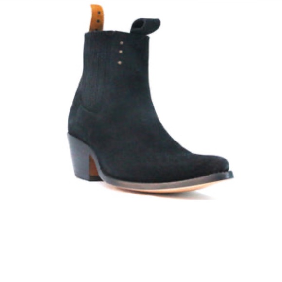 PS Kaufman X Lenni The Label Black Suede Freeway Chelsea Boot. 7.5 Like NEW! - Picture 3 of 15